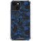 Blue Street Camo iPhone 13 Mini Clear Case